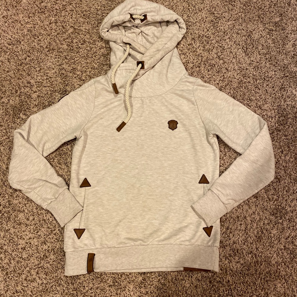 Oatmeal naketano hoodie